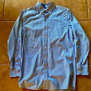 Southern Tide long sleeve blue and white classic fit size small.